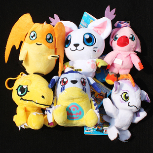 数码宝贝毛绒玩具暴龙巴达兽滚球兽迪路兽加布兽公仔玩偶包包挂件