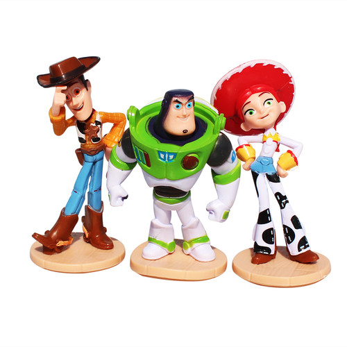 巴斯光年胡迪翠丝手办公仔摆件