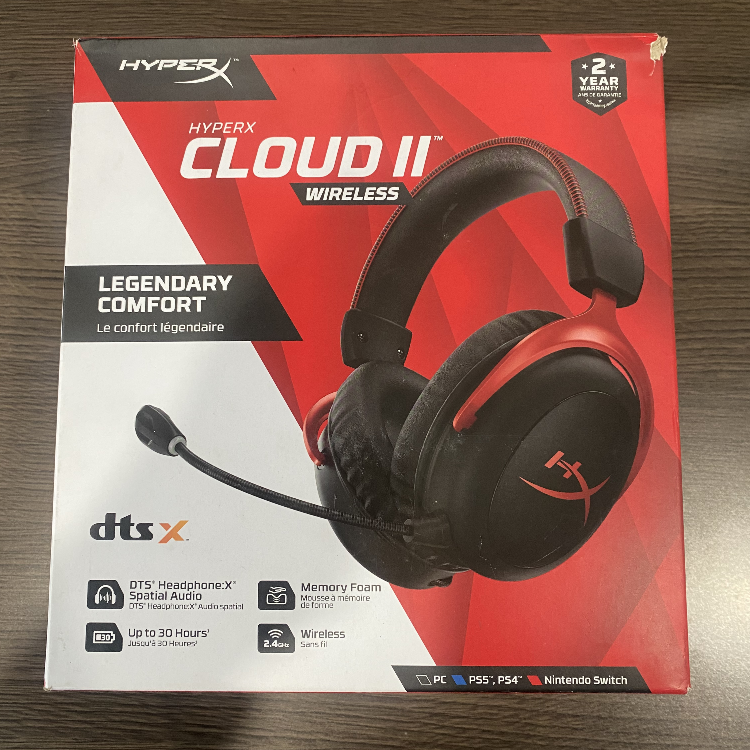 HyperX极度未知Cloud II 飓风2战斧无线头戴式csgo电竞游戏耳机