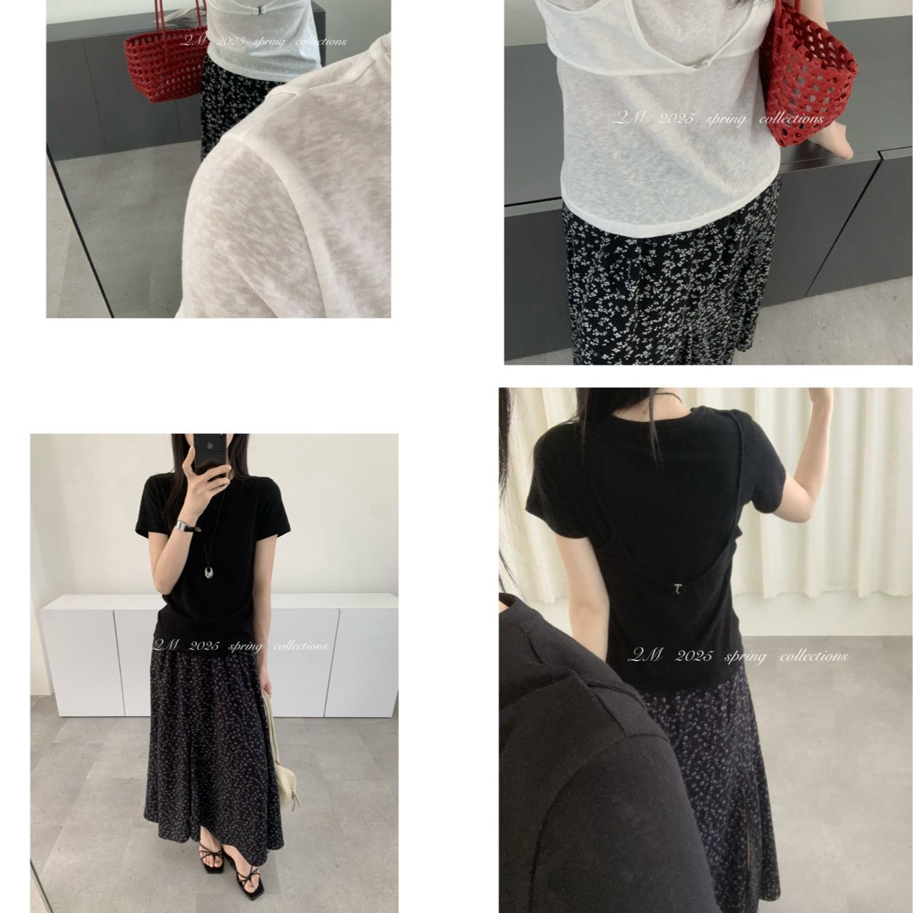 2025年新款短袖T恤简约圆领上衣