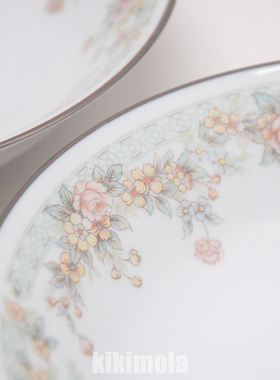 ⭐日本中古则武绝版收藏springfleld碎花盘陶瓷ins同款网红