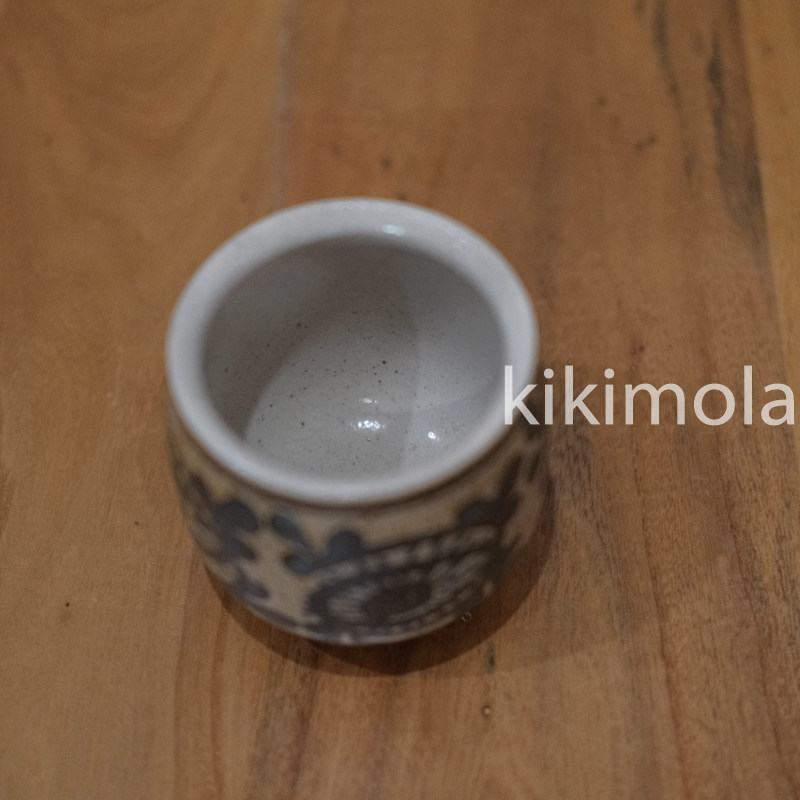 1314-2-3日本制干青陶瓷茶杯茶水杯珐琅彩壶承套装单杯手工