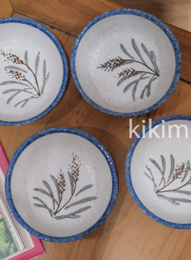 12日本制65-10芝麻釉碗盘