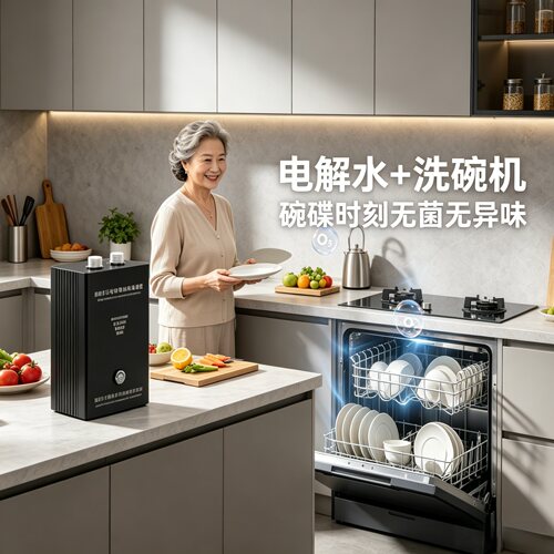 家用洗碗机全自动电解臭氧水生成