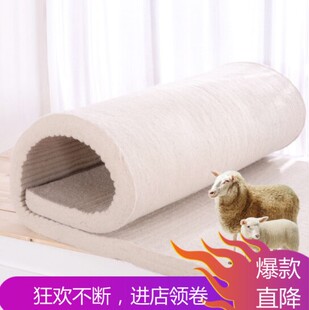 无味纯羊毛毡床垫学生榻榻米床垫东北火炕炕毡垫防潮隔热羊毛床垫