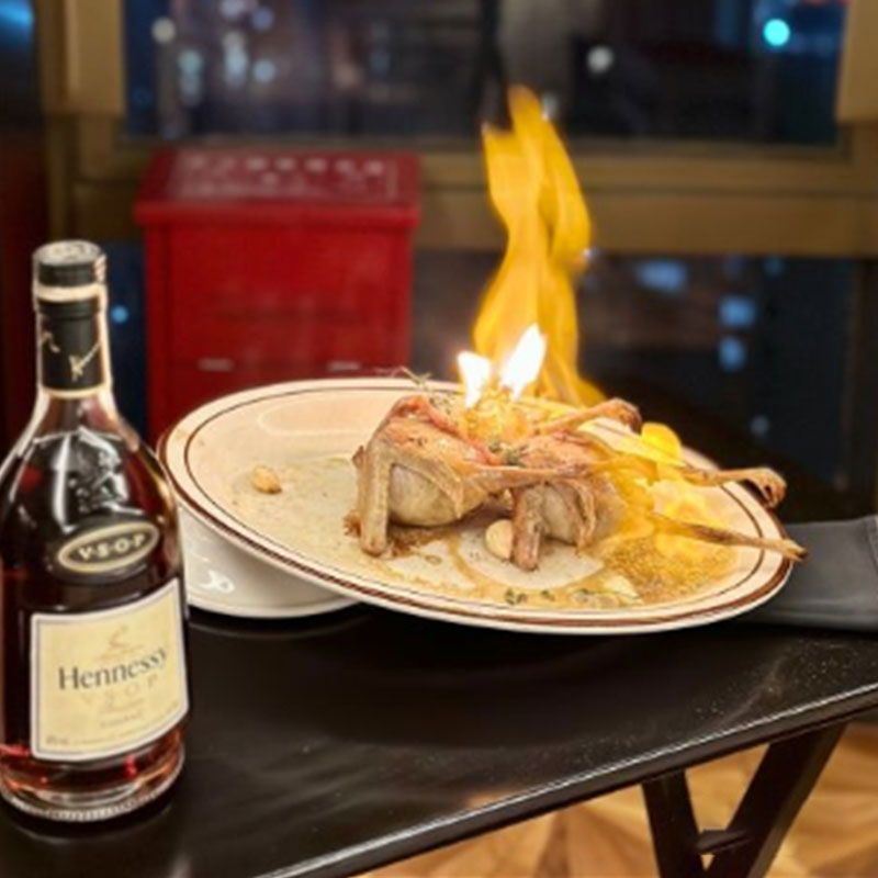 复古红线条盘深盘牛排盘