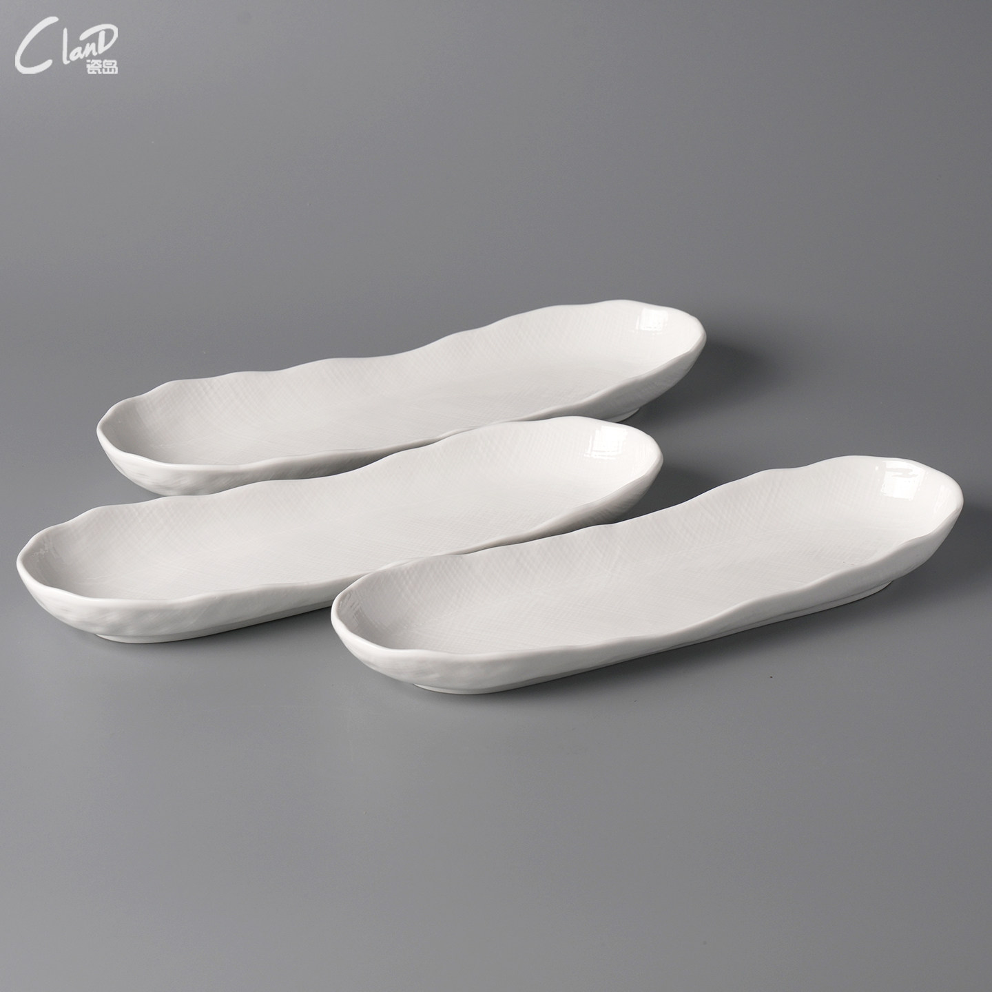 创意麻布平板盘餐厅椭圆盘简约陶瓷餐具瓷岛现代简约西餐料理盘,餐饮具,盘,淘宝优惠券,粉丝福利购,淘宝优惠卷