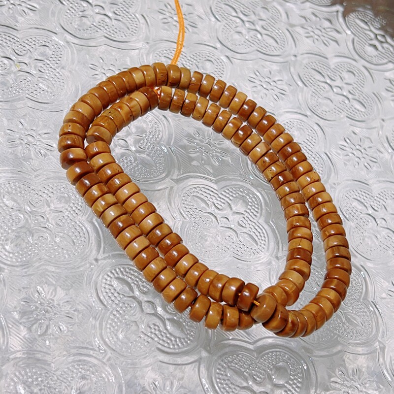 文玩半成品跑量库克药片114颗7*4高端文玩散珠diy手工配饰菩提子