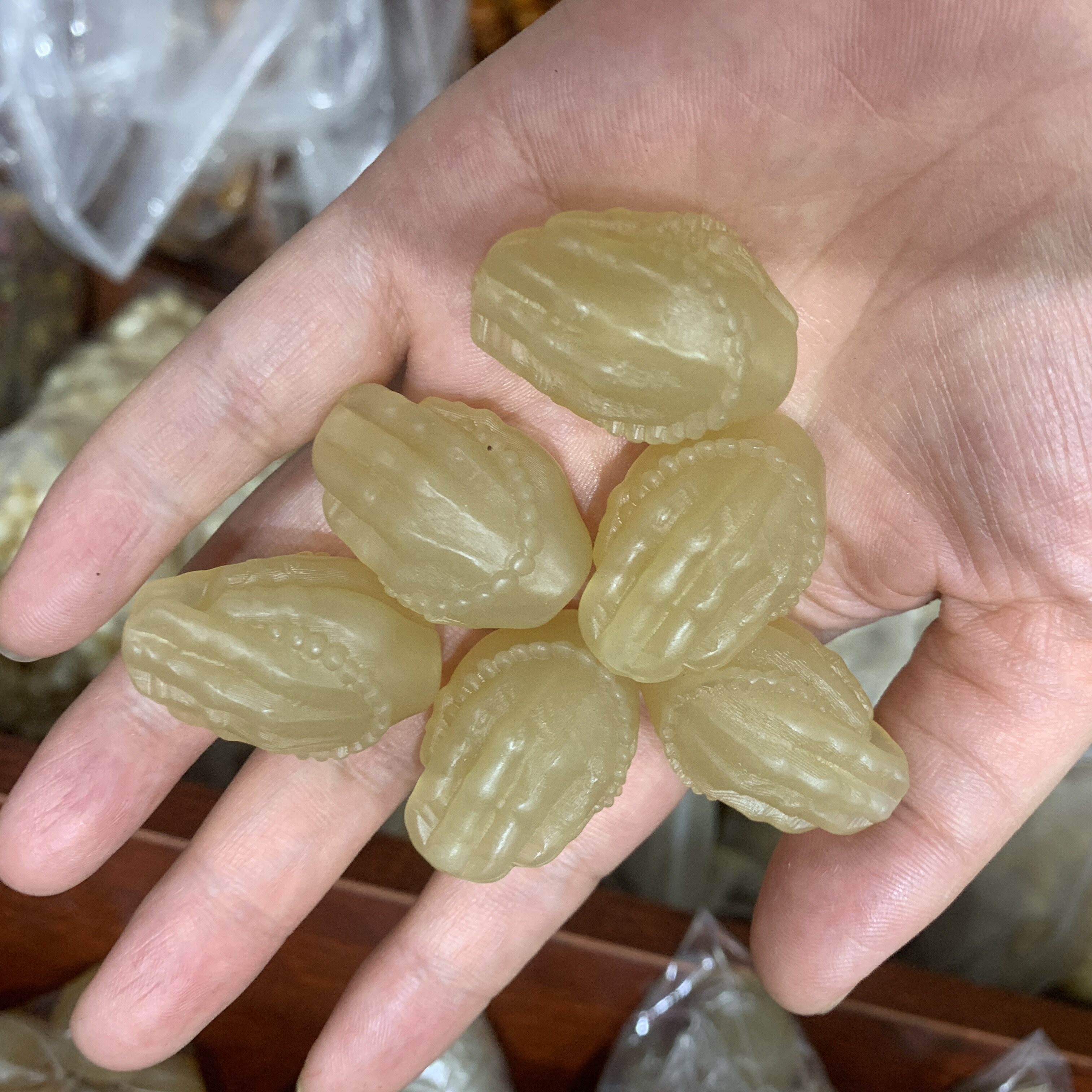 羊角雕刻佛手吊坠项链手链手工diy配件材料编绳项链挂件手链