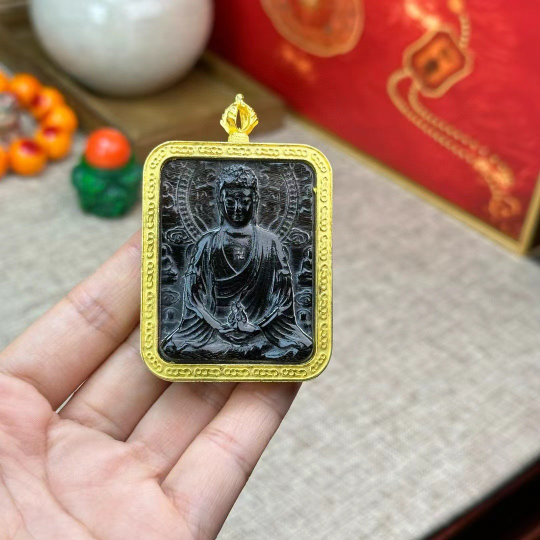 文玩收藏，大日如来牌子，男女同款