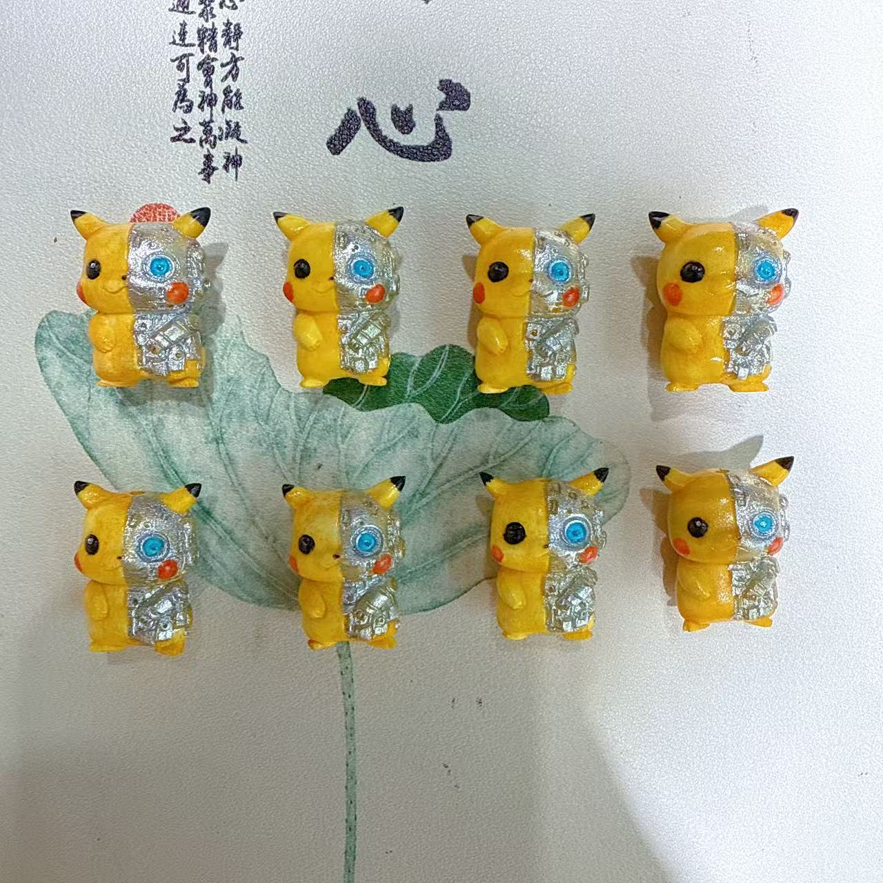 鹿角根付皮卡丘机器人 手工diy配件手链串珠手绳挂件项链文玩手串