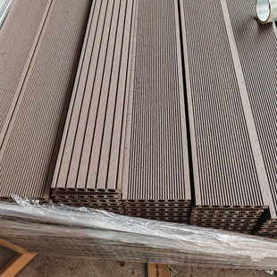 塑木地板户外露台木塑地板室外防腐木栏杆围栏板阳台共挤二代庭院