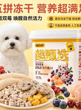 Dog fruit and vegetable freeze-drying bucket pet snacks