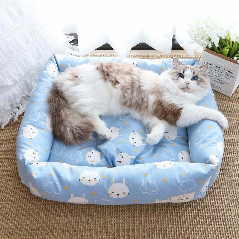 新款四季通用宠物窝春秋方窝保暖舒适狗窝猫咪窝加厚可爱小型犬窝