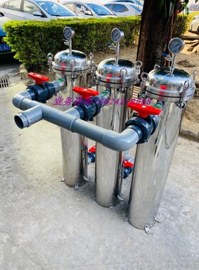 304不锈钢袋式过滤器 纺织化工电镀喷涂泥水水过滤器大流量滤袋滤