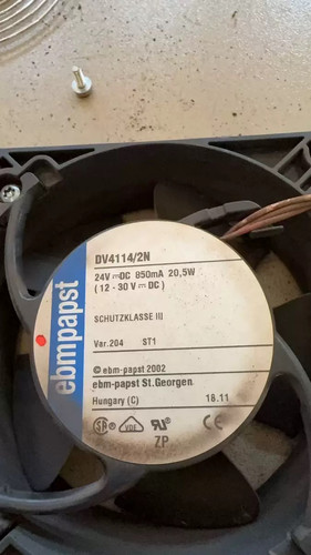 EBMPAPST德国ebmpapst DV4114/2N DC24V机器人风机变频器风扇