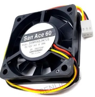 原装三洋109P0612H721 12V 0.09A 6015散热风扇