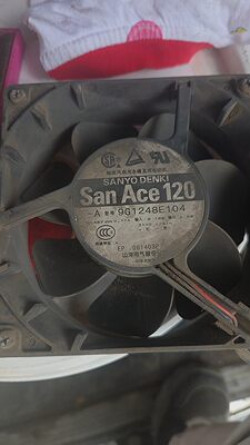 原装日本三洋9G1248E104 SAN ACE120 48V 散热风扇
