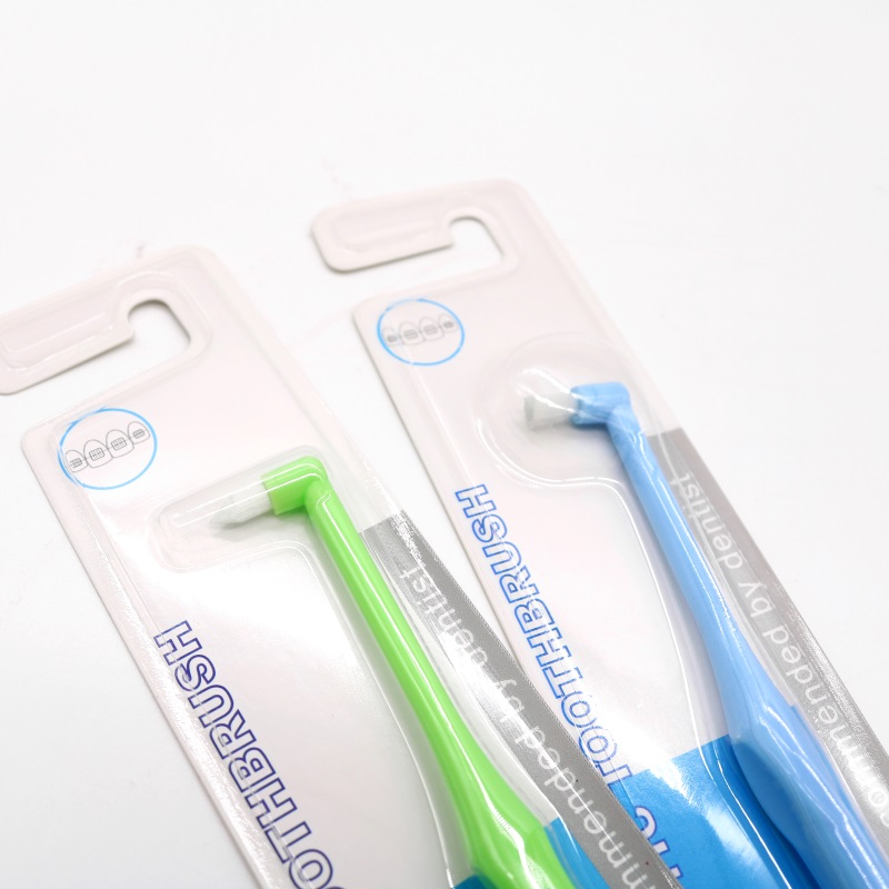 齿科专家 尖头牙刷单束刷整牙套正畸口腔专用软毛窝沟清洁牙缝刷