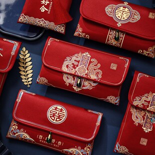 红色结婚喜包万元改口费随份子订婚敬茶大号红包袋婚庆用品大全