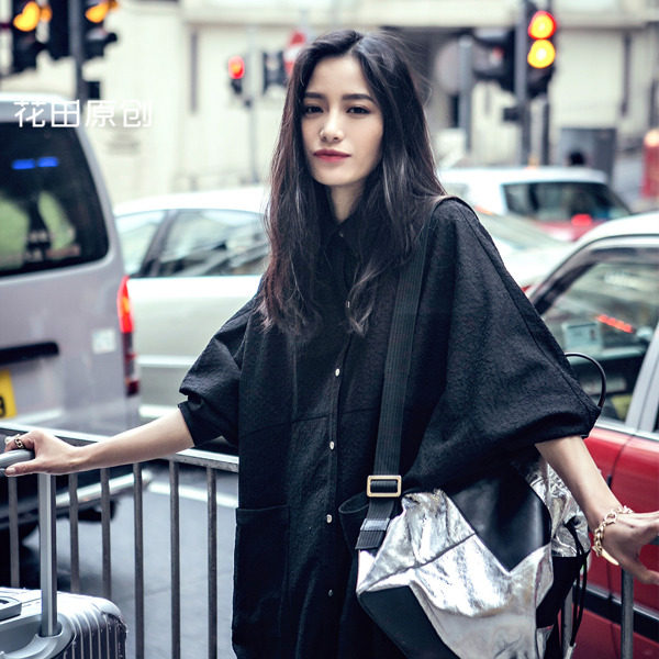 [Flowers original]Easy Mid length version shirt Spring and summer new pattern Europe and America BF Wind oversize Shirt femalein the Women's clothing/Boutique , Shirt  category - from Buy2taobao.com to provide professional Taobao agent buy service