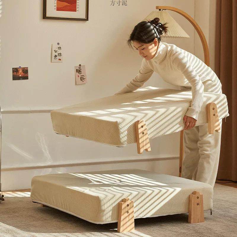 新款懒躺人沙发豆块榻榻双人可可睡小户腐型单人午休沙发床人类米,住宅家具,懒人沙发,淘宝优惠券,粉丝福利购,淘宝优惠卷