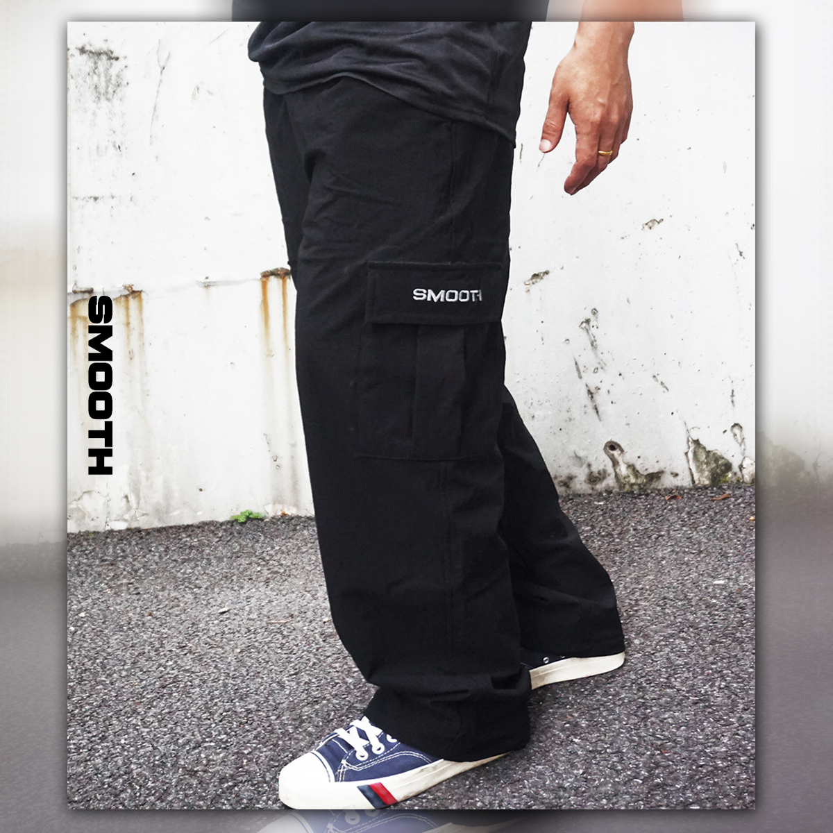 Feelingfree百搭Smooth速干多袋口休闲宽松街舞耐磨防水伞兵裤