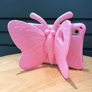 林更新同款创意蝴蝶支架适用苹果ipad10保护壳mini6无盖air4/5平板套硅胶pro11寸ipad9防摔全包air6软壳mini7