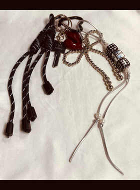 miu系情侣编织挂绳车钥匙扣挂件包包挂饰ccd相机挂坠手机壳链条