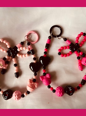 y2k挂链多巴胺手机链美式复古ins风ccd链条耳机壳手机壳挂绳防丢