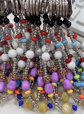 原创设计串珠手机挂绳手机链ccd可爱挂件串珠相机包包