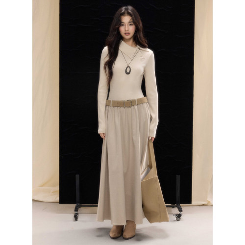 贰羊设计【绮曼】高级感百搭杏色腰带女设计感小众搭配饰品腰绳