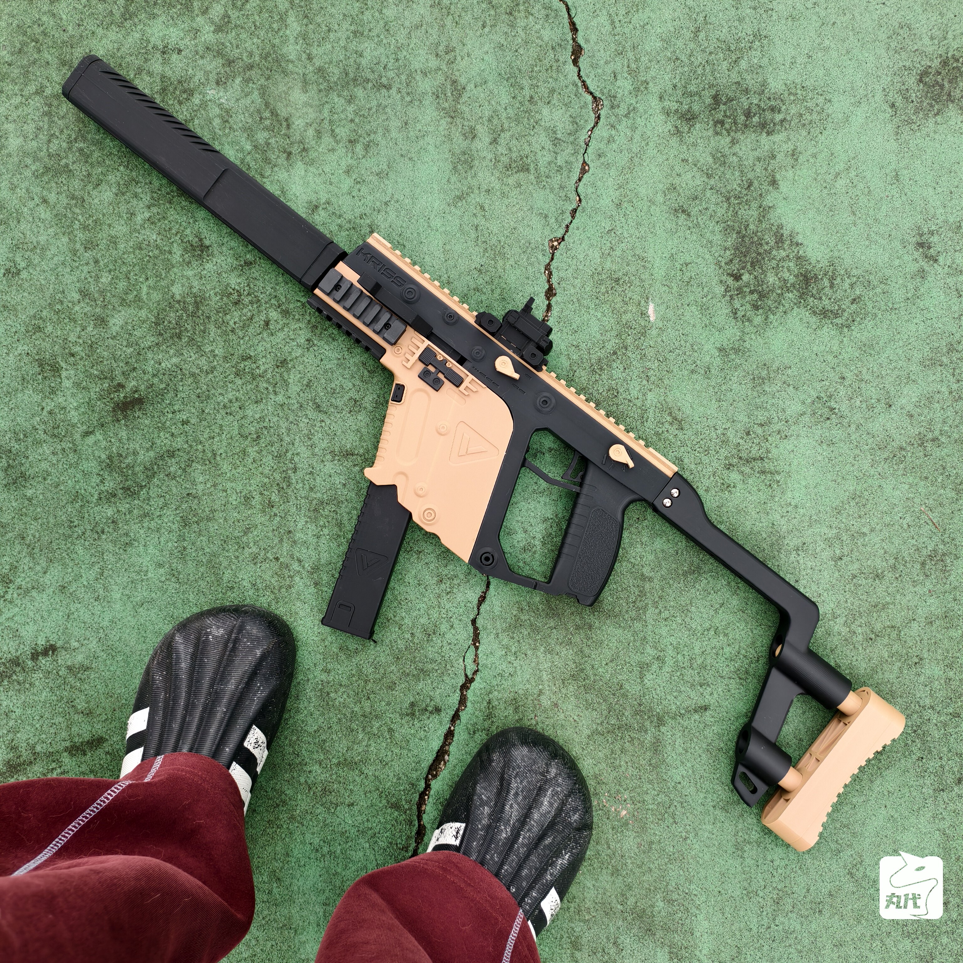 1比1维克多模型cos道具枪三角洲行动吃鸡玩具静态摆件不可发射图片