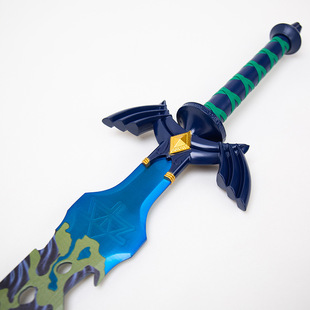 正版未开刃塞尔达王国之泪大师之剑金属不锈钢比林克武器道具未开