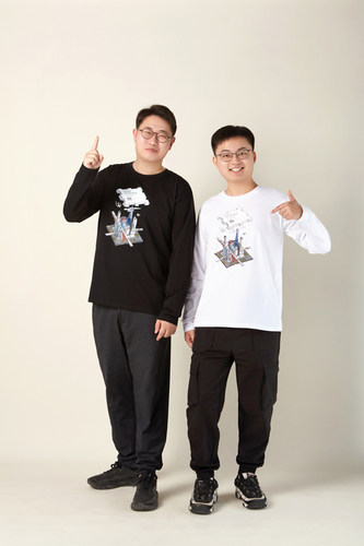 极客湾长袖圆领T恤顺丰包邮纯棉