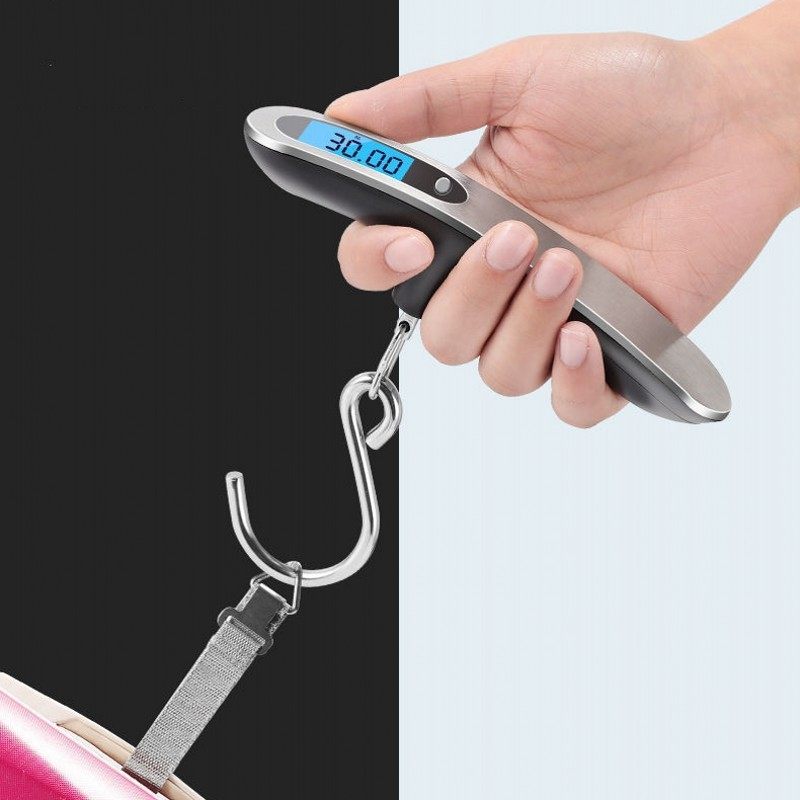 行李箱称重器便携精准50kg克秤家用旅行箱快递包裹电子手提秤包邮