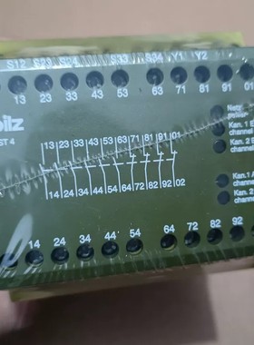 全新皮尔兹安全继电器PST4 24VDC 6S4O 订货号