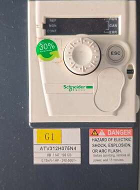 施耐德变频器ATV312H075N4，0.75KW-1HP，