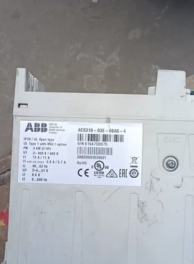 议价-ABB--acs310-03E-08A0-4，无磕碰破损。-可维修