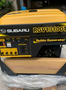 议价-原装进口罗宾汽油双缸RGV13100T发电机，实价13800-可维修