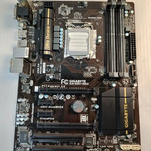 议价-技嘉GA-B85-HD3主板。技嘉B85大板。原装挡板。四个-可维修