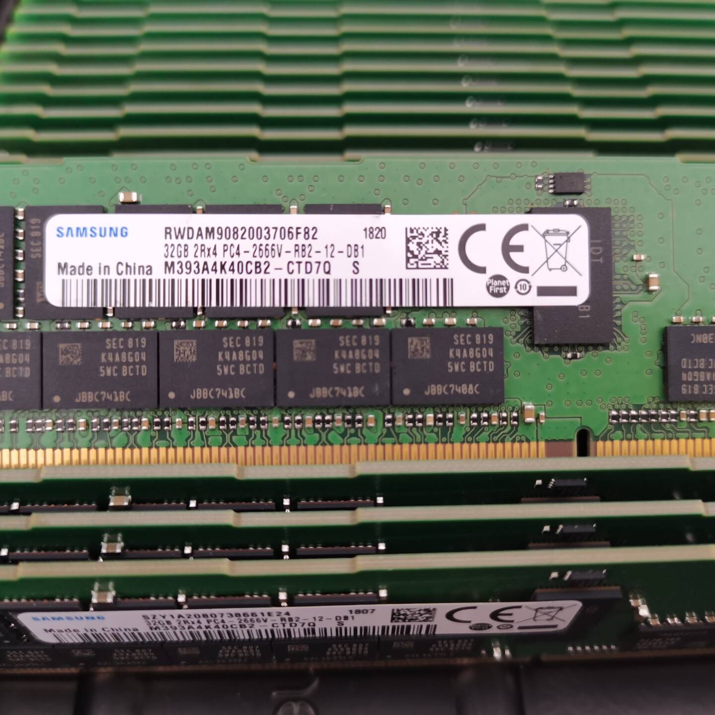 议价-三星原装 32G 2666 DDR4  REG ECC内存条