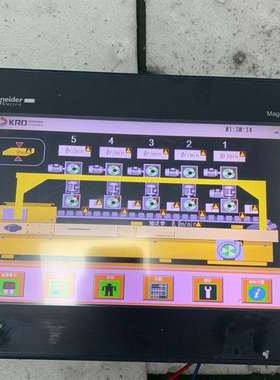 可维修-施耐德HMIGXO5502触摸屏，拆机货，-议价