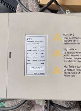 可维修-INVT/英威腾400W伺服驱动器CHS100-0R4-议价
