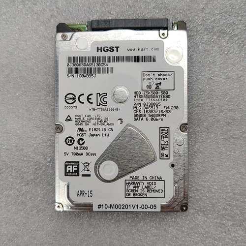 东芝2.5笔记本500G机械硬盘 成色充新，Z5K500-5