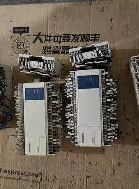 议价-拆机三菱PLC,FX1N-60MR-001/4个，模块2个，-可维修