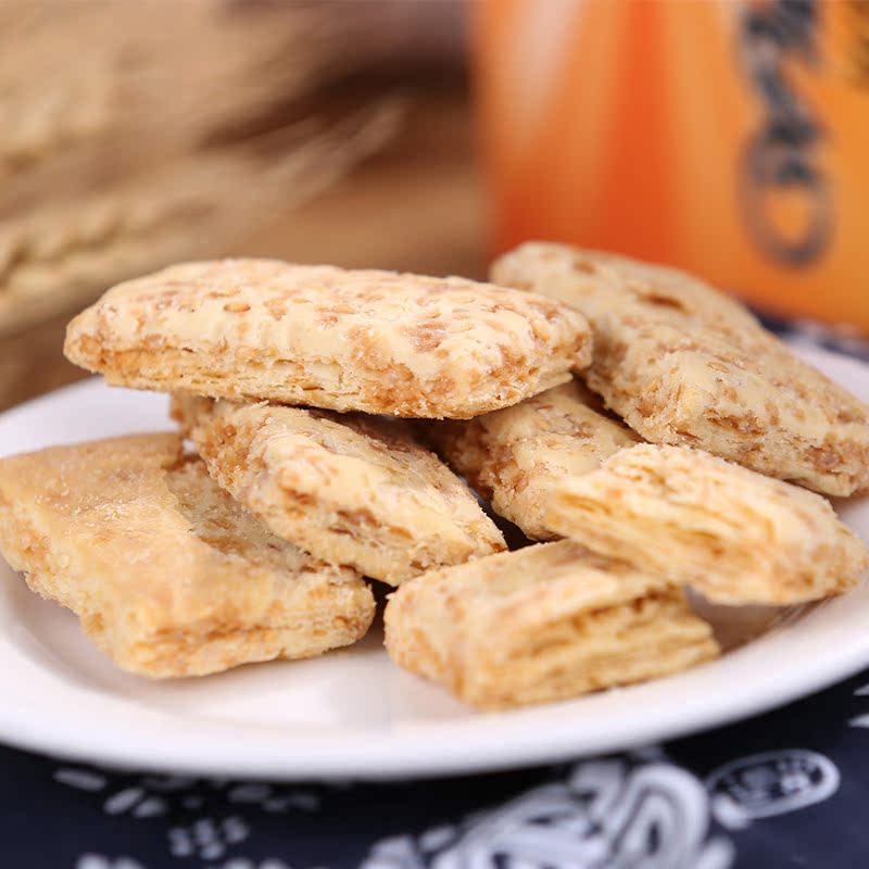Lokekee新乐记马来西亚进口小麦饼干黑白芝麻杏仁味120g早餐零食