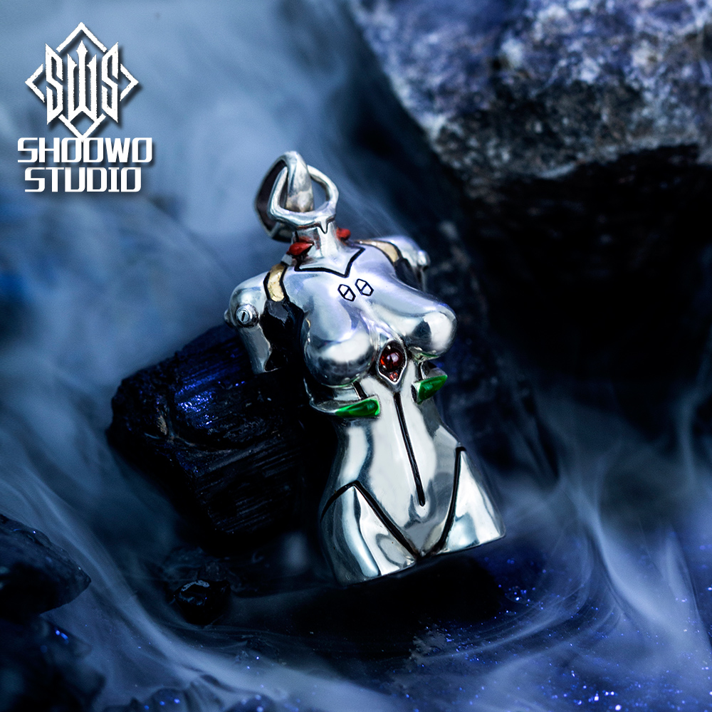 原创贴金珐琅限量项链手午宝石