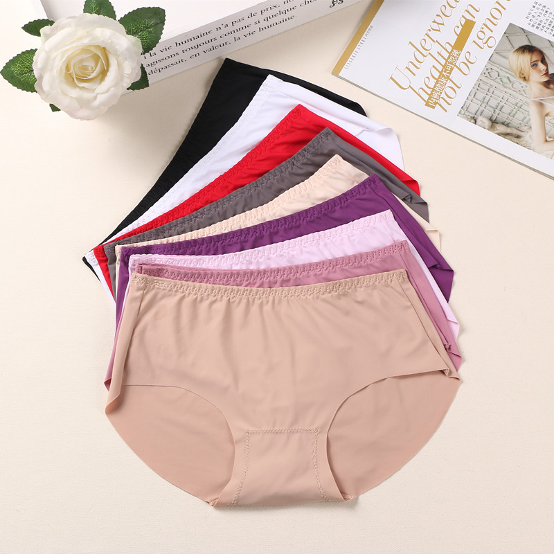 一片式加大码提臀贴身三角裤头