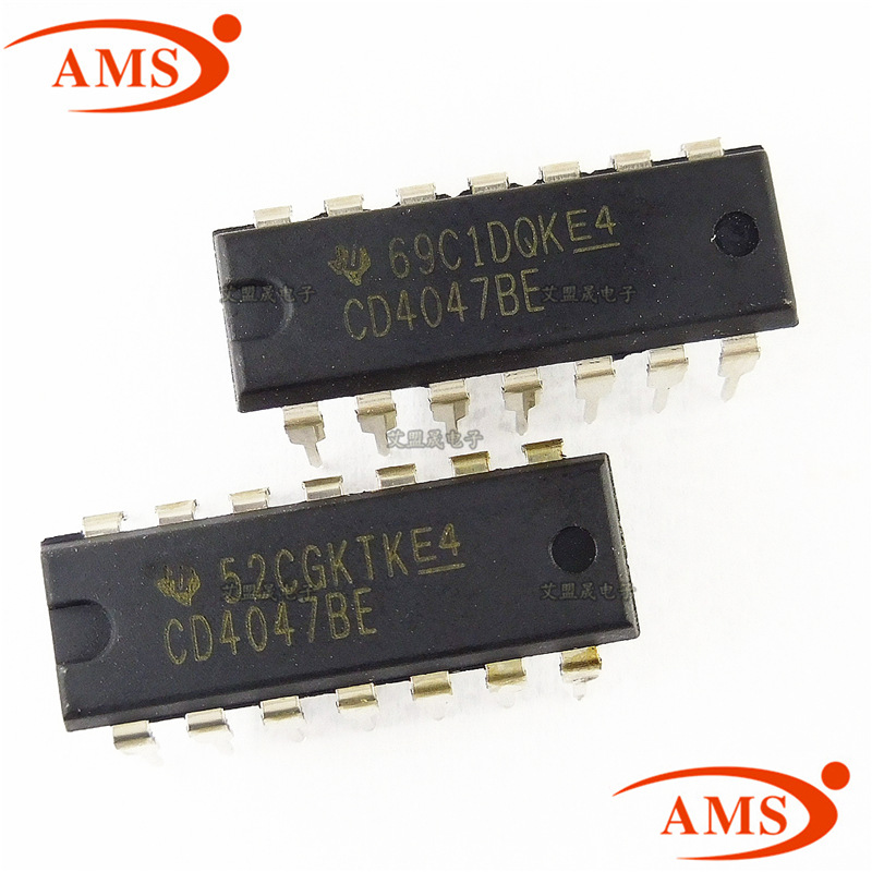 CD4047BE CD4047 DIP-14直插 逻辑-多频振荡器 TI/德州 全新现货